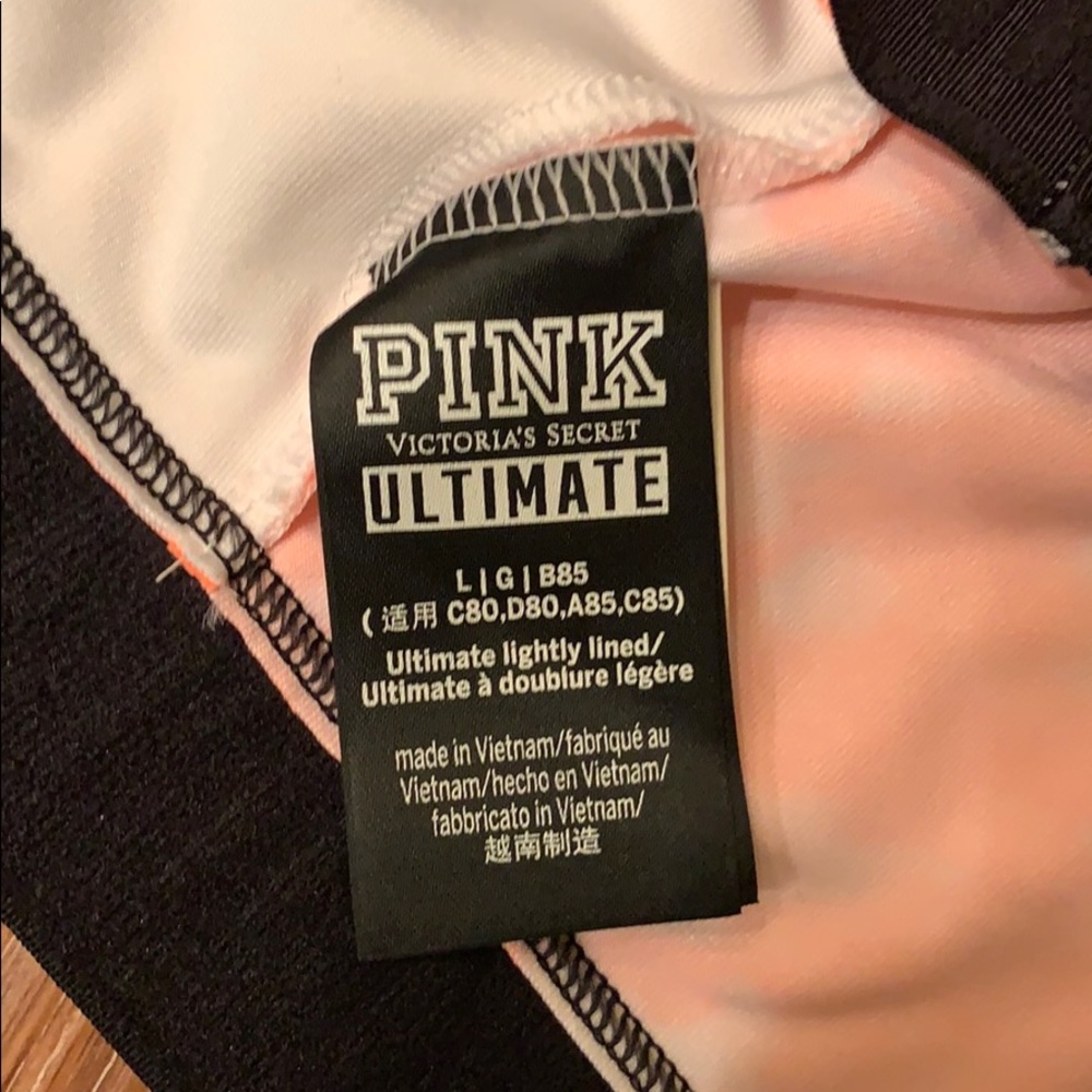 NWT Victoria’s Secret PINK sports bra size large - Picture 5 of 5